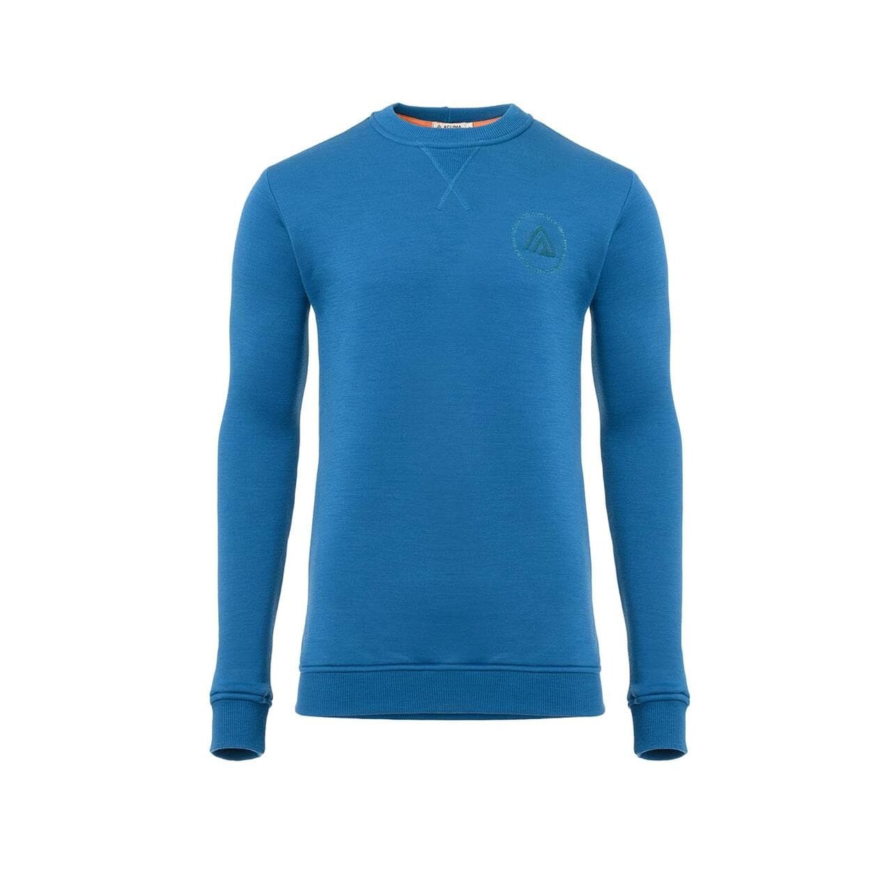 Aclima Mens Fleecewool V2 Crewneck (Blå (CORSAIR) Small)