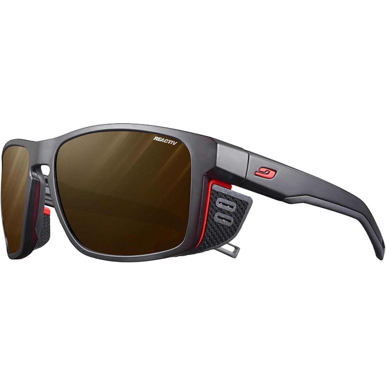 Julbo Shield M (Sort (BLACK/ORANGE) REACTIV 2-4 POL BROWN)