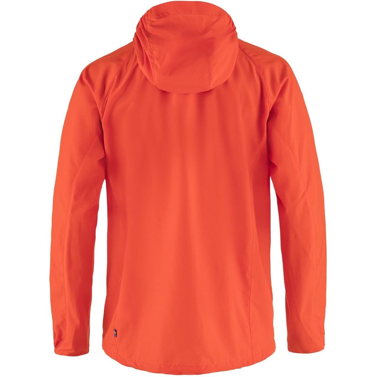 Fjällräven Womens High Coast Wind Hoodie (Orange (FLAME ORANGE/214) X-small)