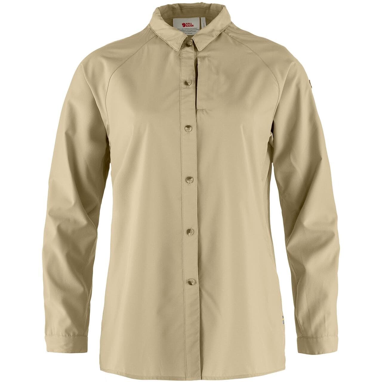 Fjällräven Womens Abisko Hike Shirt (Beige (FOSSIL/118) Medium)