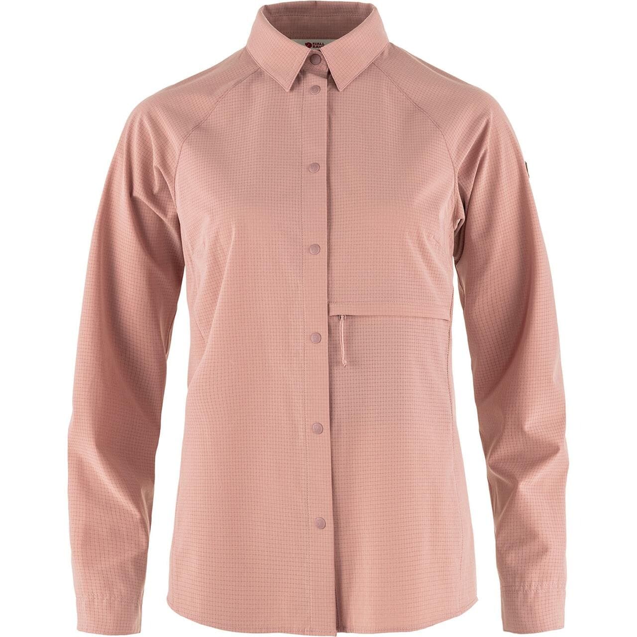 Fjällräven Womens Abisko Trekking Shirt (Lyserød (DUSTY ROSE/300) X-large)