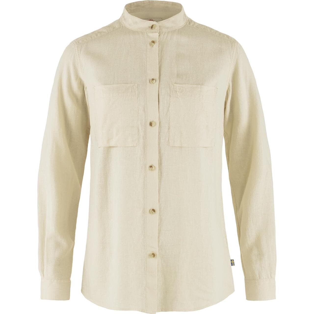 Fjällräven Womens Övik Hemp Shirt L/S (Hvid (CHALK WHITE/113) X-large)