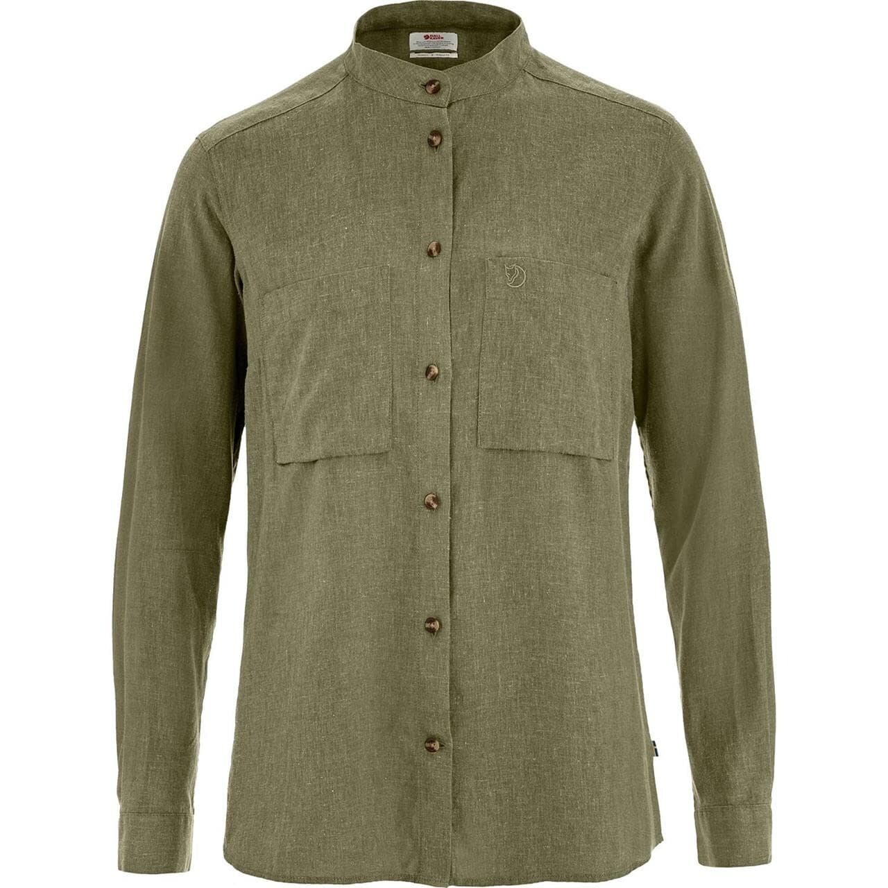 Fjällräven Womens Övik Hemp Shirt L/S (Grøn (GREEN/620) XX-small)