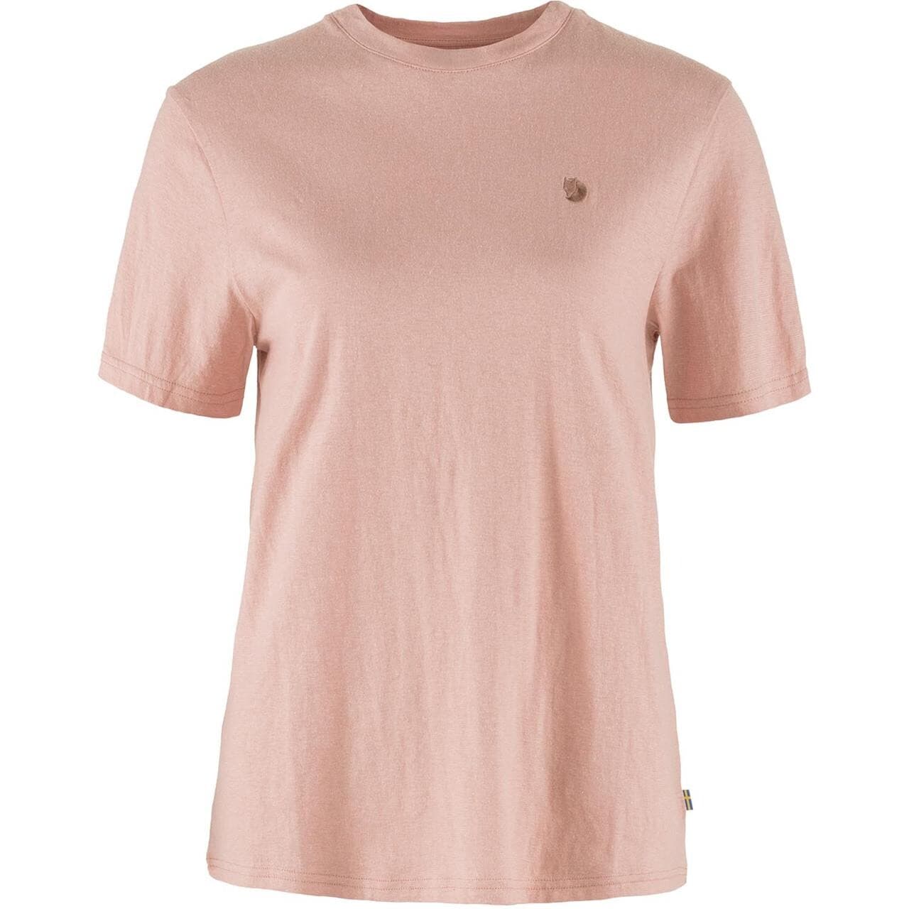 Fjällräven Womens Hemp Blend T-shirt (Lyserød (CHALK ROSE/302) Medium)