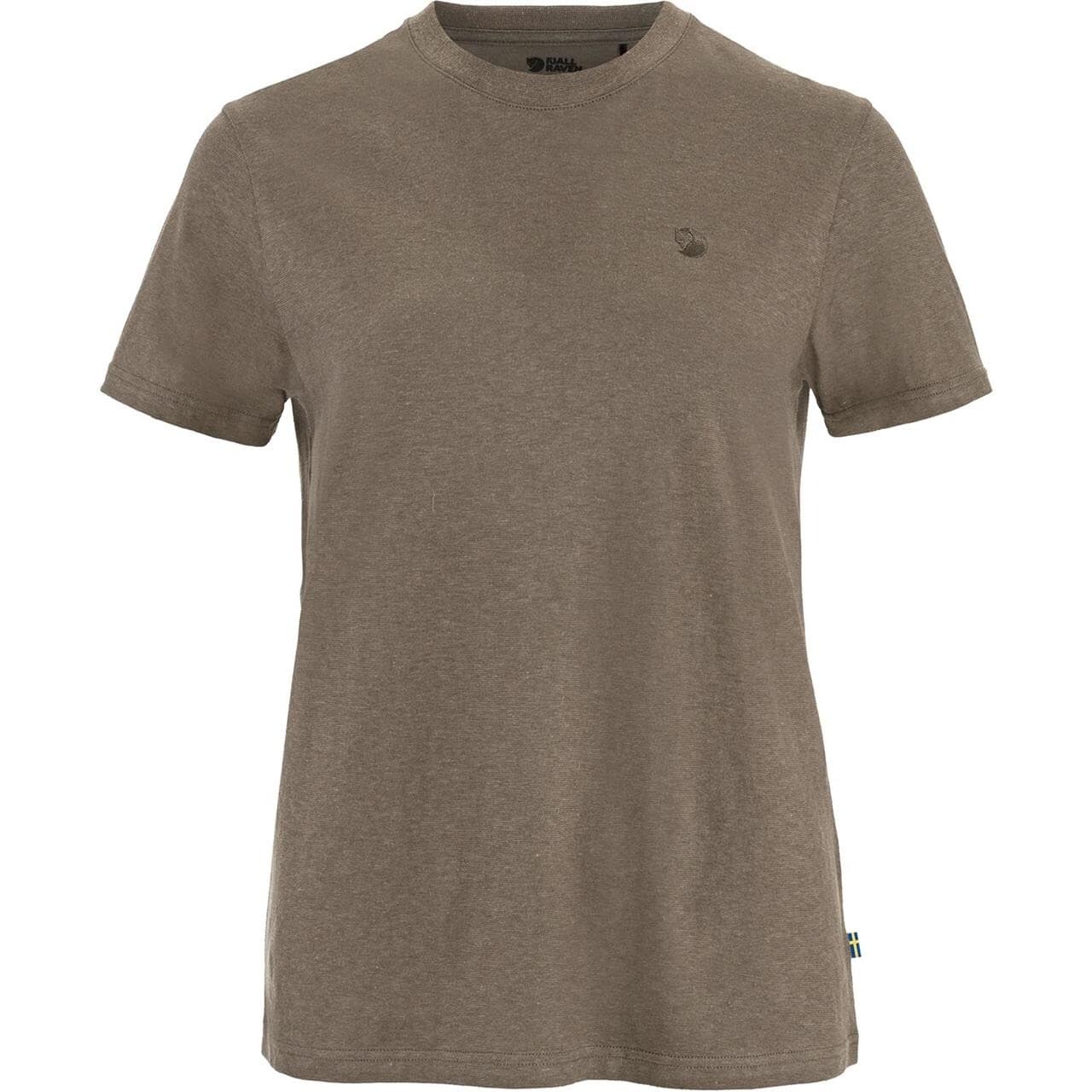 Fjällräven Womens Hemp Blend T-shirt (Brun (SUEDE BROWN/244) Small)
