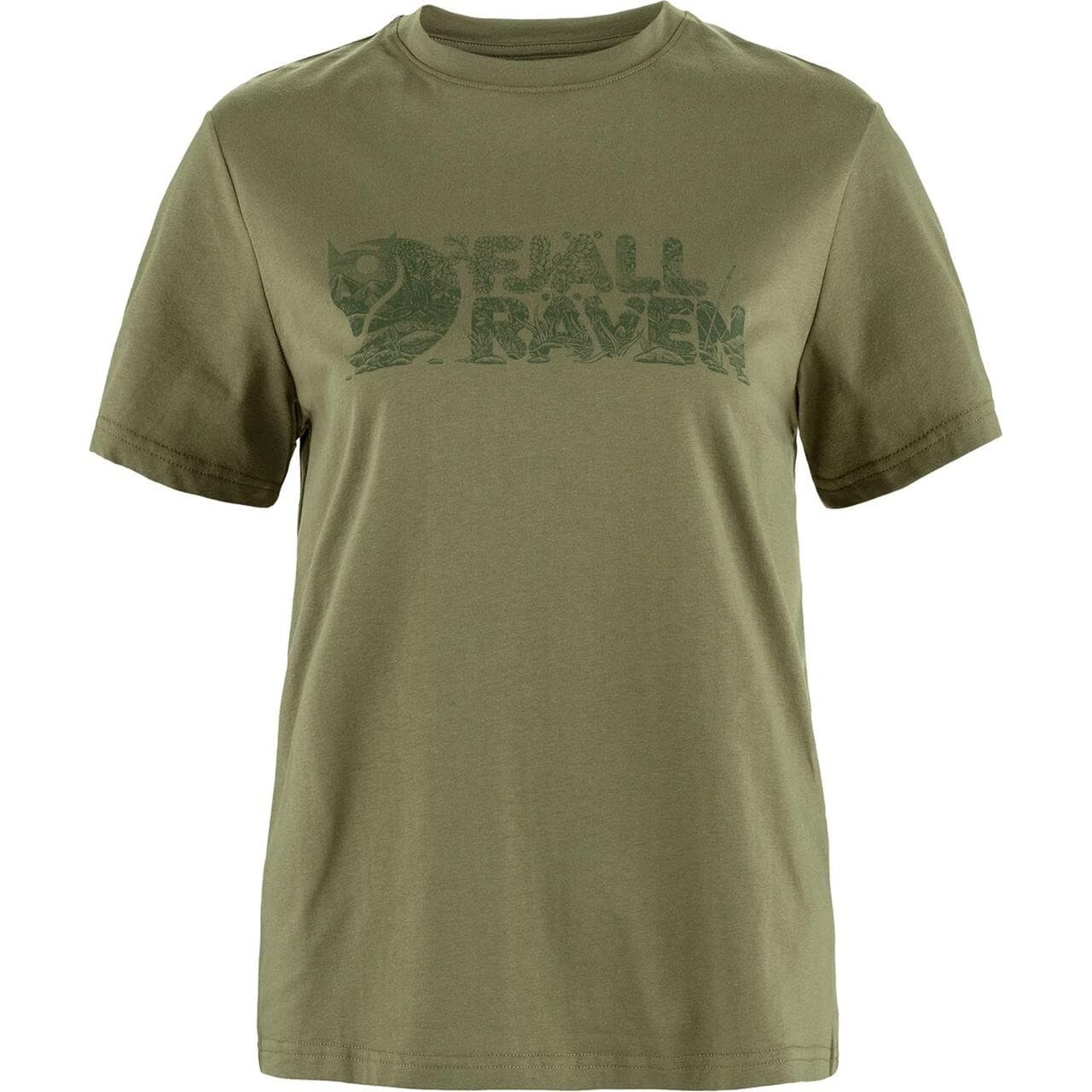 Fjällräven Womens Lush Logo T-shirt (Grøn (GREEN/620) X-small)