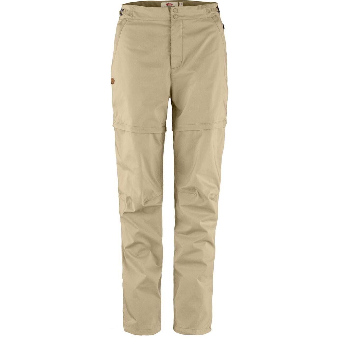 Fjällräven Womens Abisko Hike Zip-off Trousers (Beige (FOSSIL/118) 40)