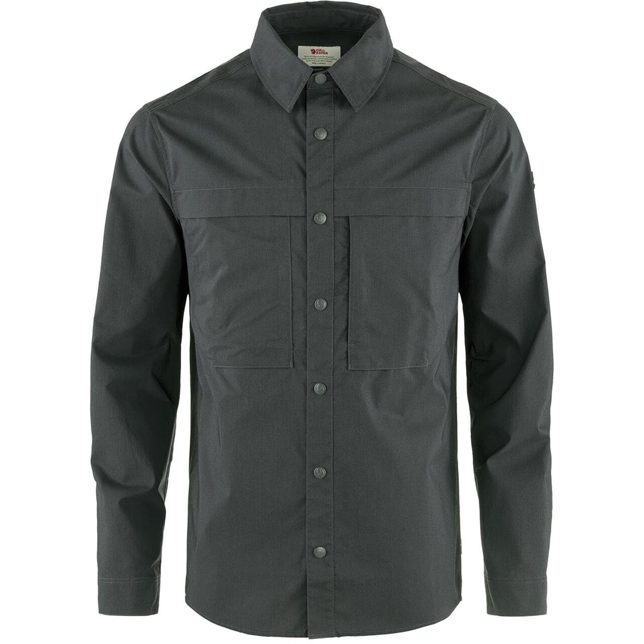 Fjällräven Mens Abisko Trail Shirt L/S (Grå (DARK GREY/030) X-small)