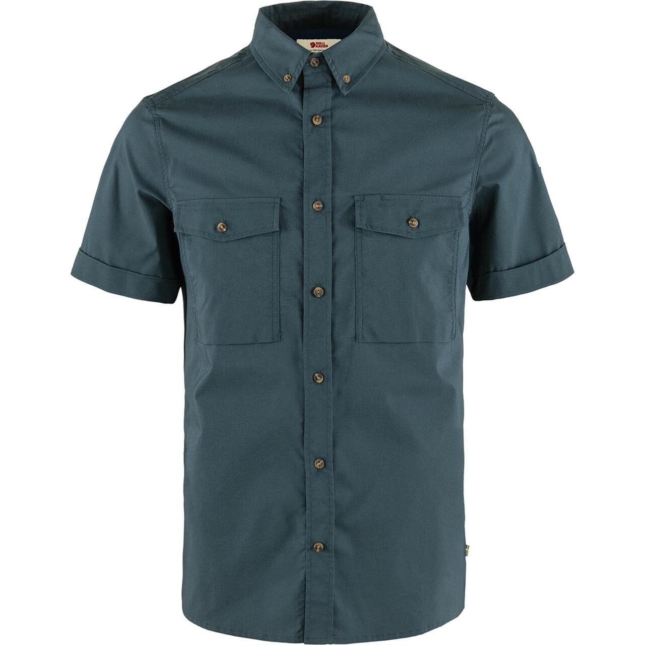 Fjällräven Mens Övik Air Stretch S/S Shirt (Blå (MOUNTAIN BLUE/570) Small)