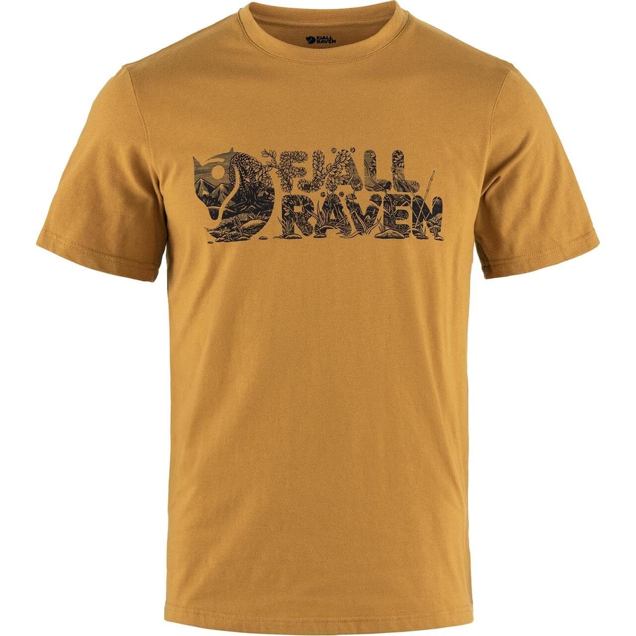 Fjällräven Mens Lush Logo T-shirt (Brun (ACORN/166) XX-large)