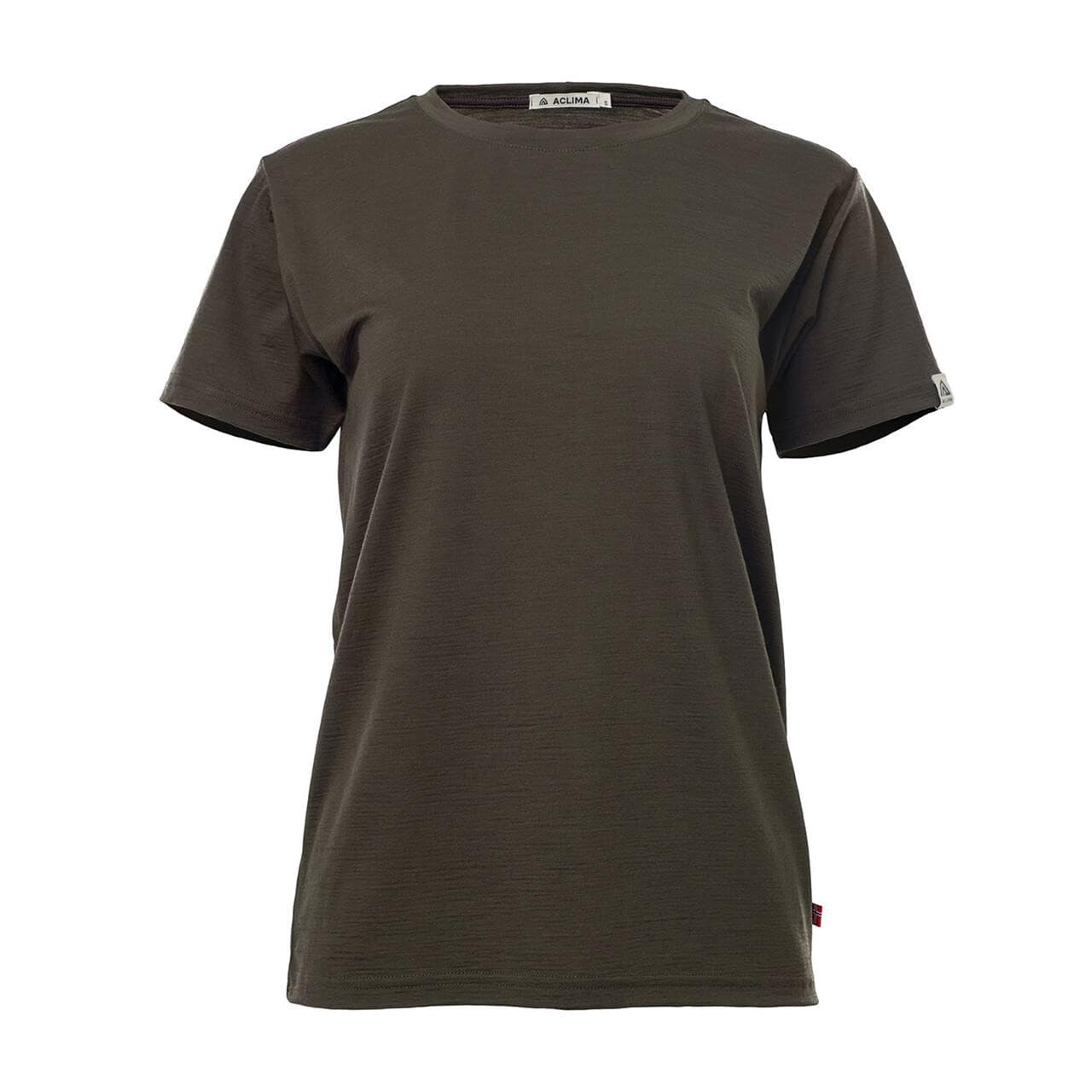 Aclima Womens LightWool 180 Classic Tee (Grøn (TARMAC) XX-large)