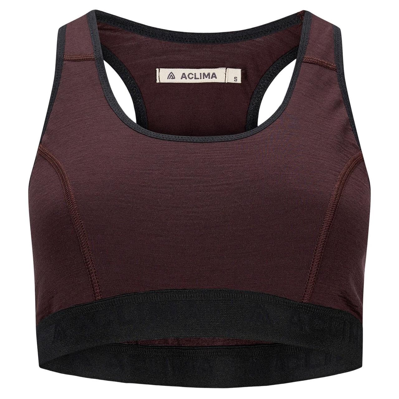 Aclima Womens LightWool 180 Sports Top (Lilla (CHOCOLATE PLUM) Medium)