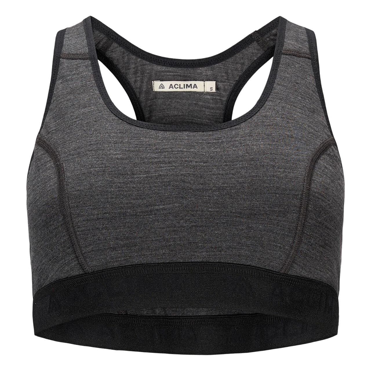 Aclima Womens LightWool 180 Sports Top (Grå (MARENGO) Medium)