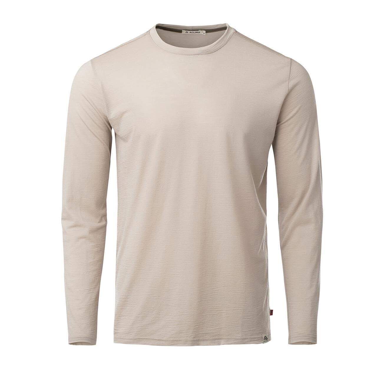 Aclima Mens LightWool 180 Crewneck (Beige (SIMPLY TAUPE) Small)