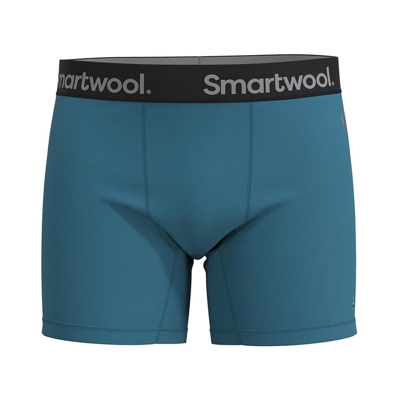 Smartwool Mens Active Boxer Brief Boxed (Blå (TWILIGHT BLUE) Large)