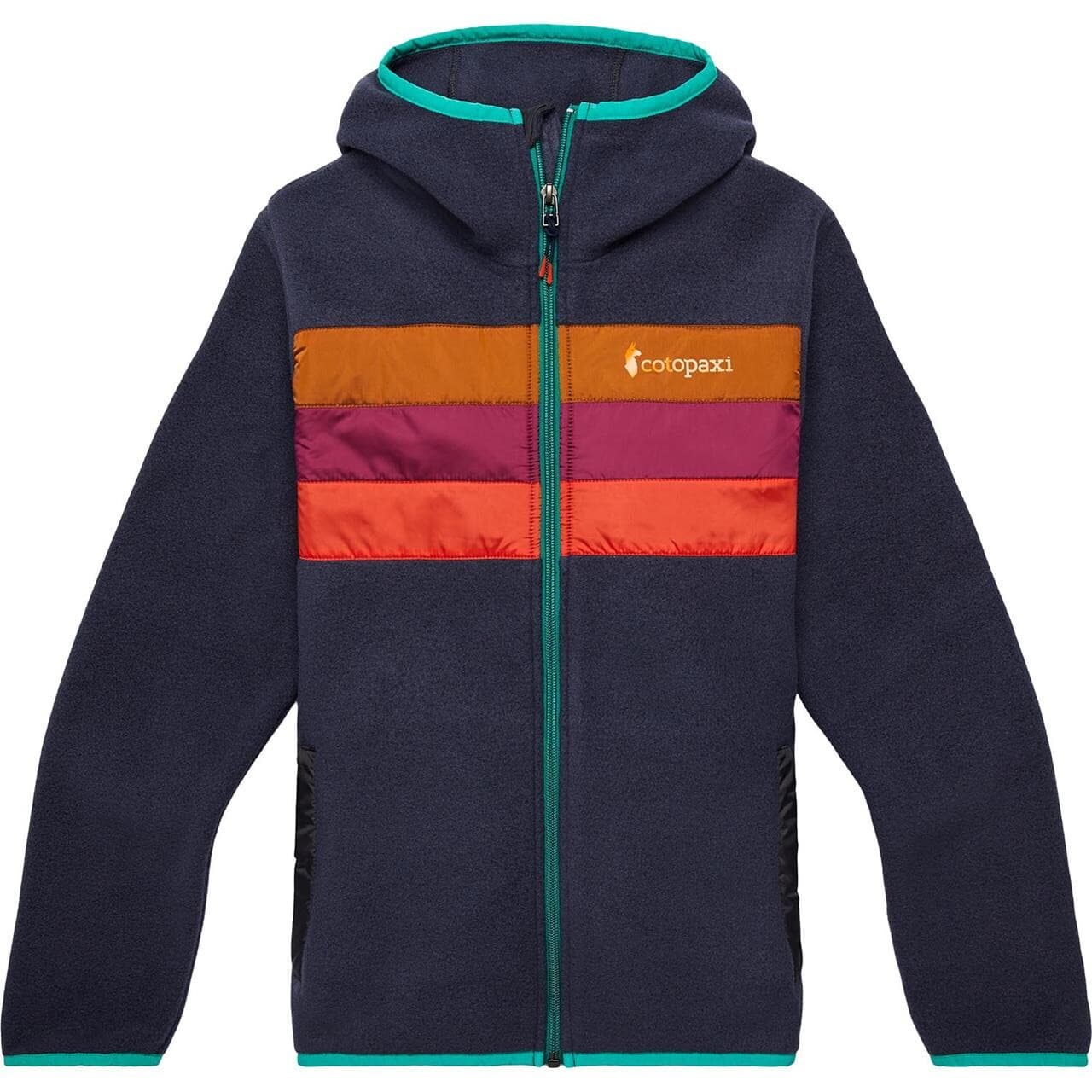 Cotopaxi Womens Teca Fleece Hooded Full-Zip Jacket (Blå (SATURN) Large)