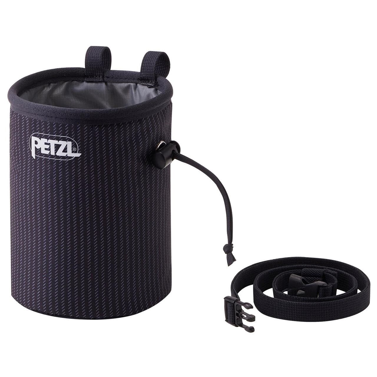 Petzl Bandi Round Chalk Bag (Sort (CHALK STRIPES) One size)