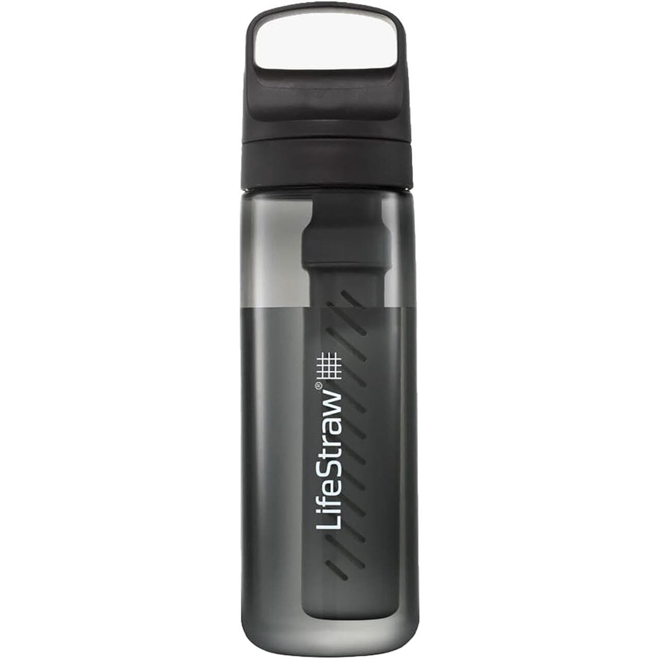 LifeStraw Go 2.0 Water Filter Bottle 22oz 650 Ml (Sort (NORDIC NOIR))