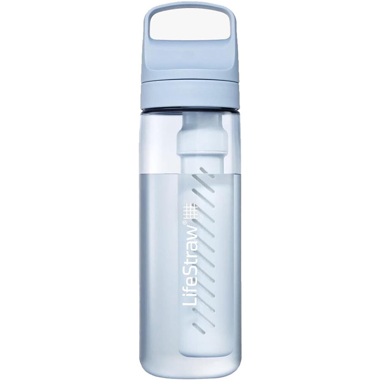 LifeStraw Go 2.0 Water Filter Bottle 22oz 650 Ml (Blå (ICELANDIC BLUE))