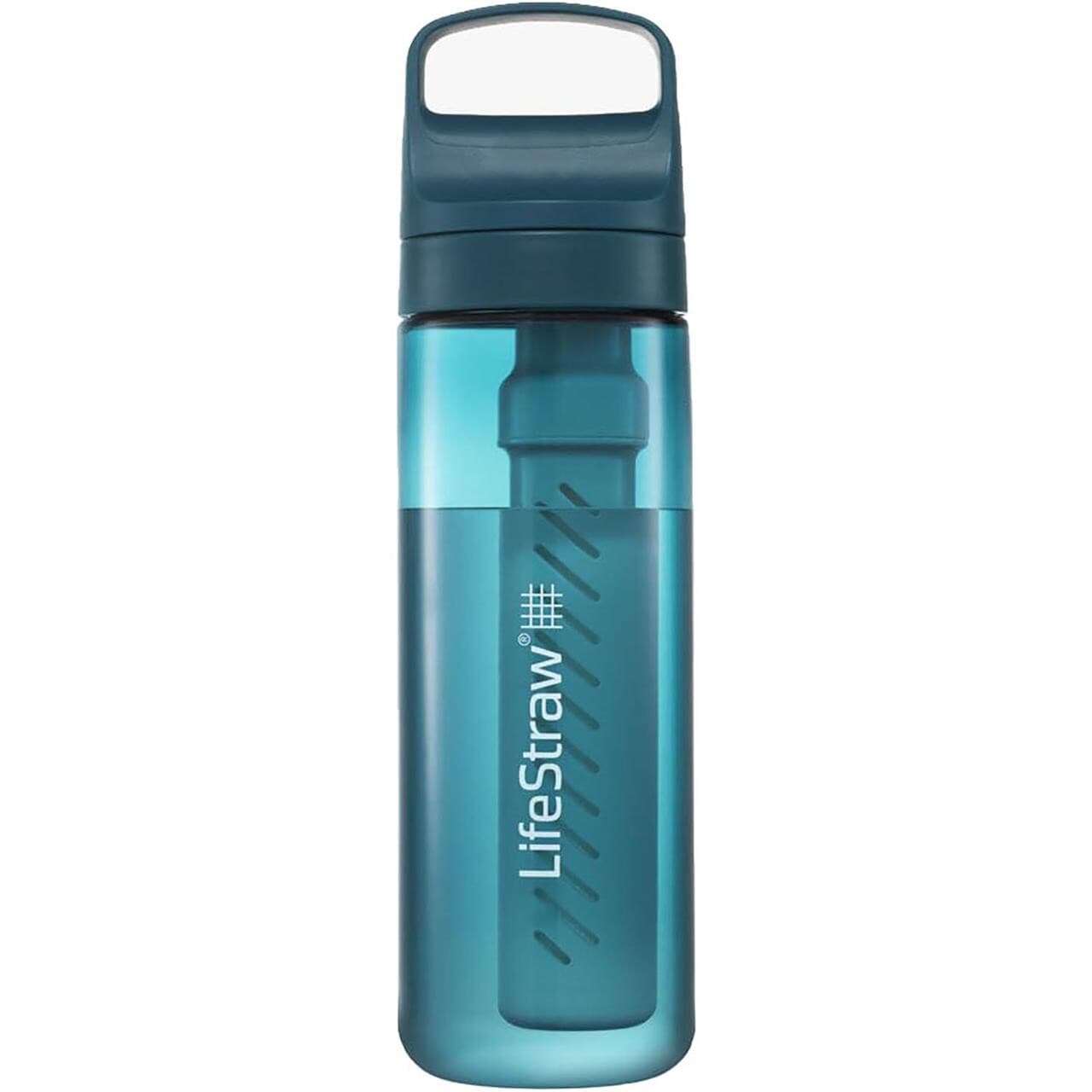 LifeStraw Go 2.0 Water Filter Bottle 22oz 650 Ml (Blå (LAGUNA TEAL))