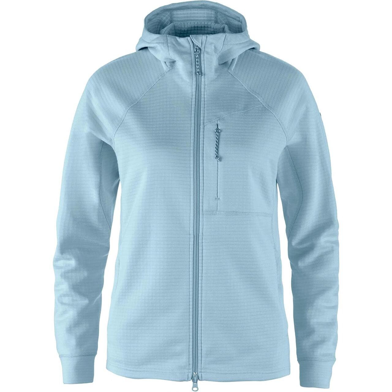 Fjällräven Womens Abisko Grid Fleece Hoodie (Blå (BREEZE BLUE/514) Medium)