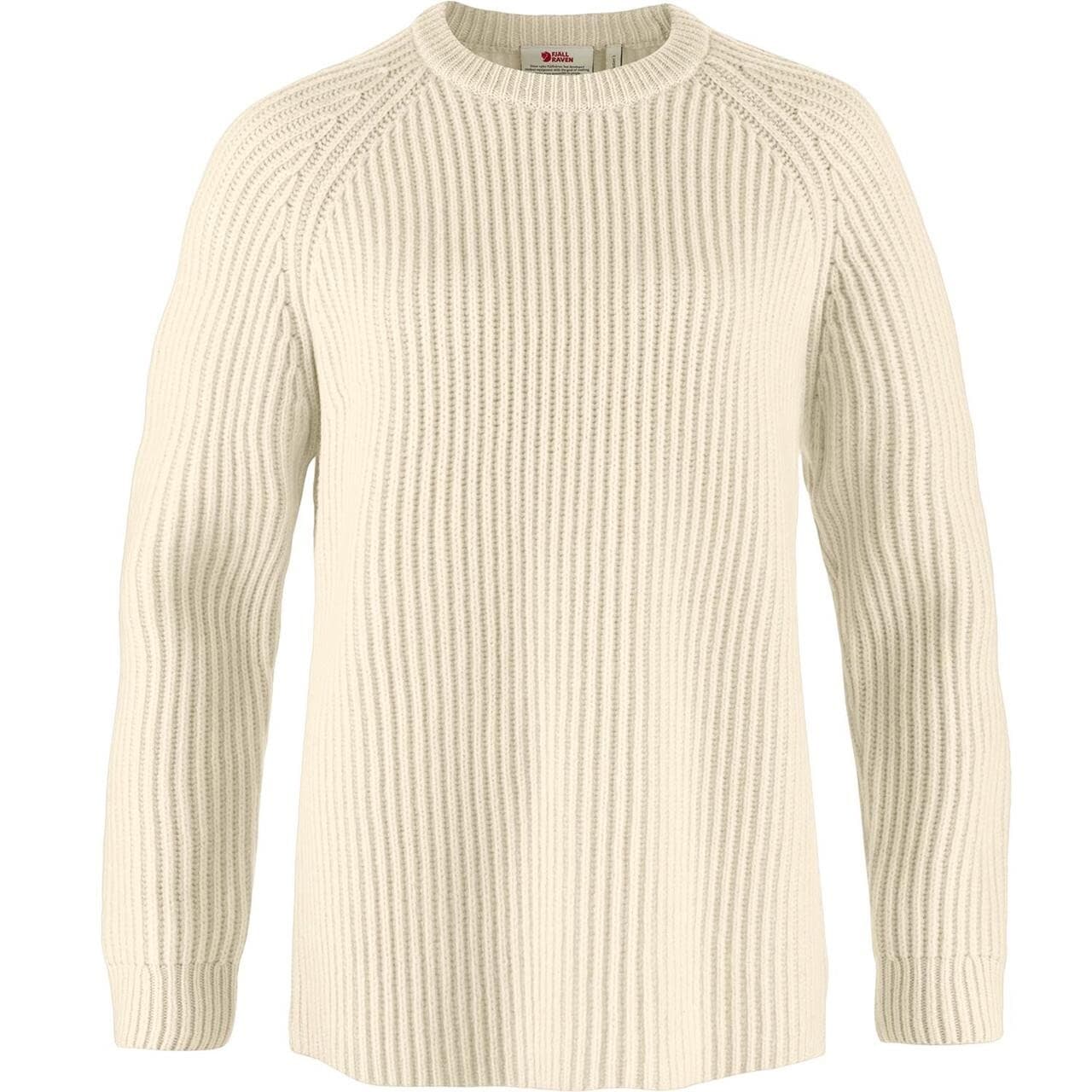 Fjällräven Womens Övik Rib Sweater (Hvid (CHALK WHITE/113) Small)