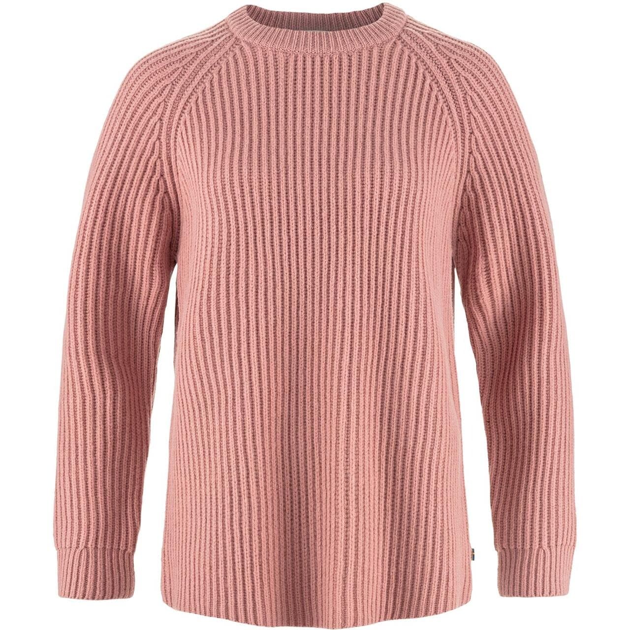 Fjällräven Womens Övik Rib Sweater (Lyserød (DUSTY ROSE/300) Large)