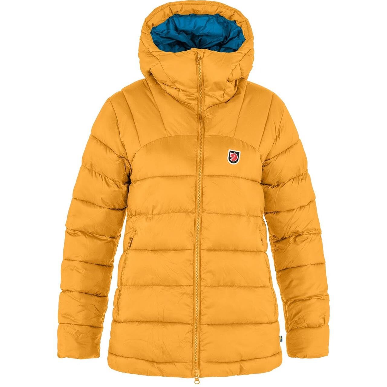 Fjällräven Womens Expedition Mid Winter Jacket (Gul (MUSTARD YELLOW-UN BLUE/161-525) Small)