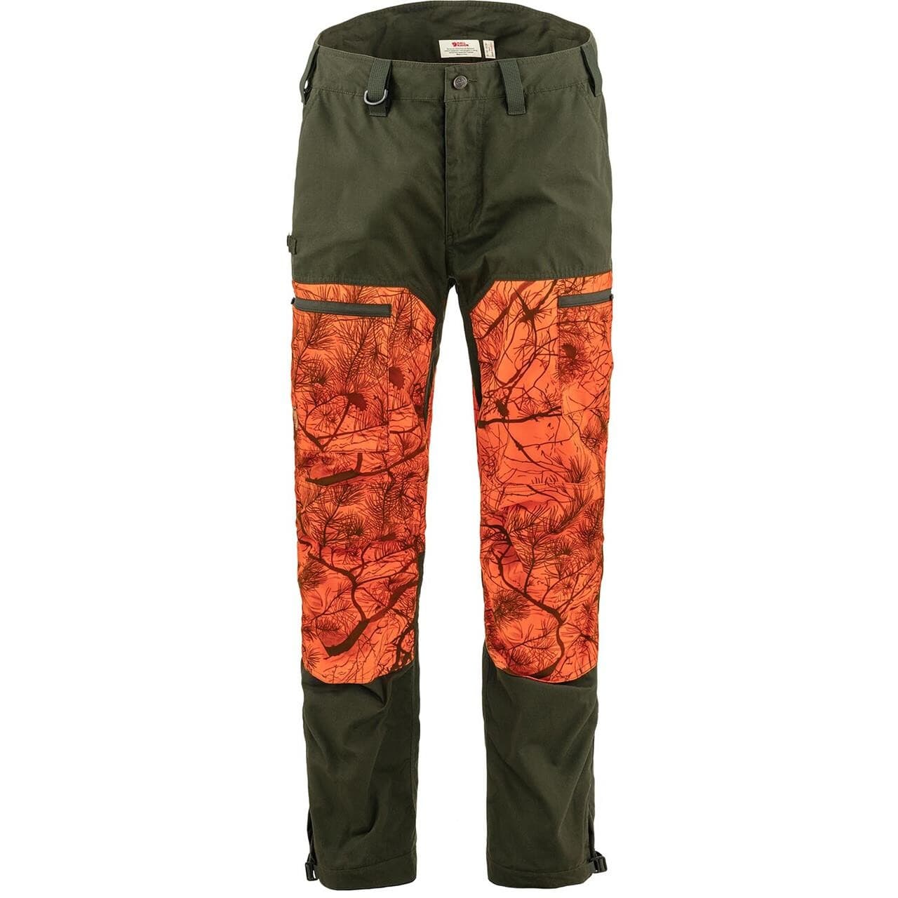 Fjällräven Mens Drev Hybrid Trousers (Grøn (DEEP FOREST-ORNGE CAMO/662-261) 50 kort)