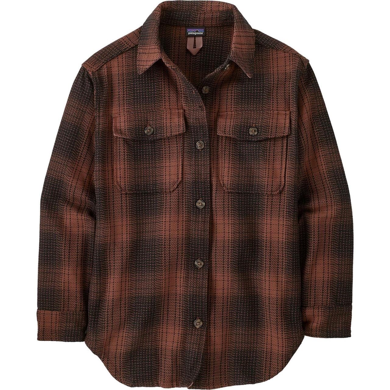 Patagonia Womens Fjord Loft Overshirt Jacket (Brun (FROST: DULSE MAUVE) Medium)