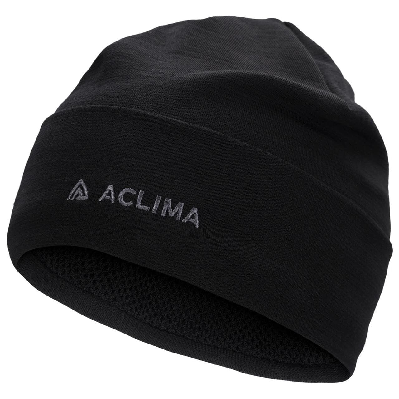 Aclima WoolNet Original Beanie (Sort (JET BLACK) One size)