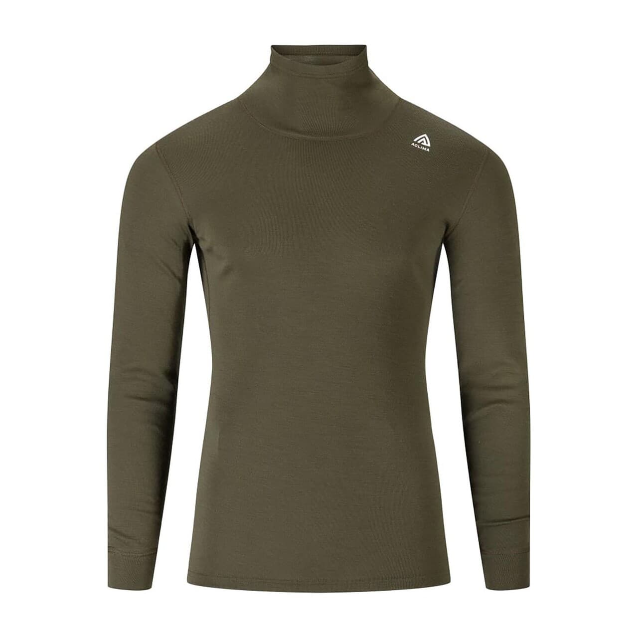 Aclima Mens WarmWool Roll Neck (Grøn (TARMAC) XX-large)