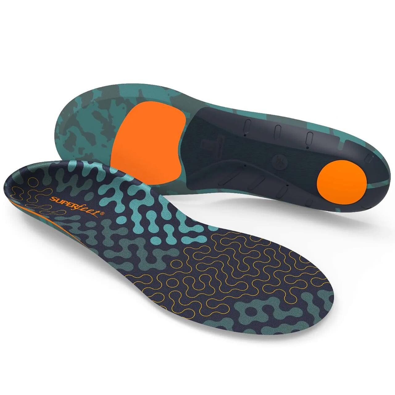 Superfeet Active Cushion High Arch (Grøn (SEA PINE) 37-38,5)