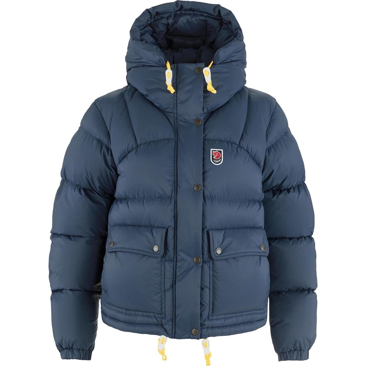 Fjällräven Womens Expedition Down Cropped Jacket (Blå (NAVY/560) Large)