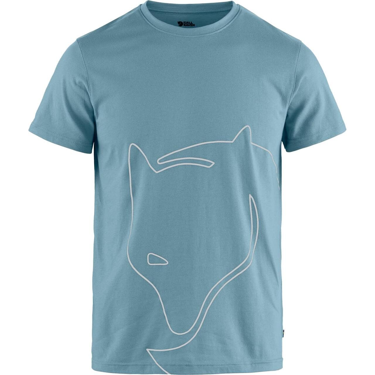 Fjällräven Mens Big Logo T-shirt (Blå (DAWN BLUE/543) Small)