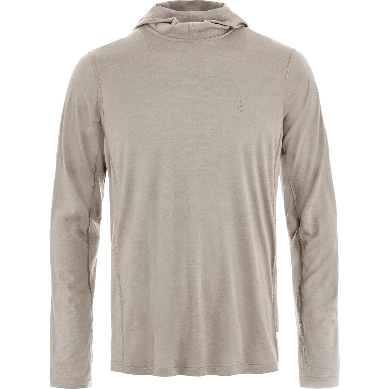 Fjällräven Mens Abisko Wool Sun-hoodie (Brun (LIGHT FOSSIL/114) Small)