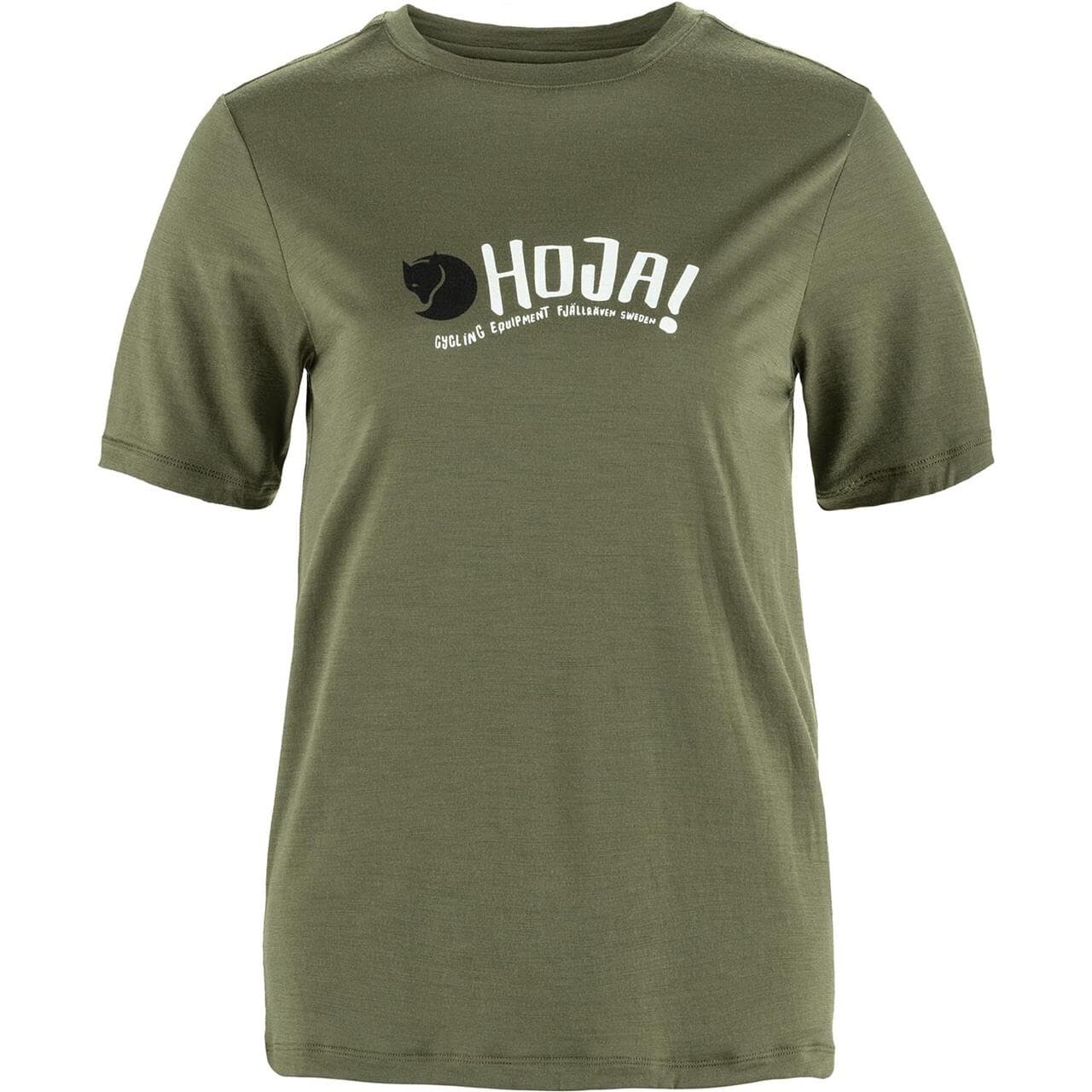 Fjällräven Womens Hoja Wool T-shirt (Grøn (LAUREL GREEN/625) X-large)