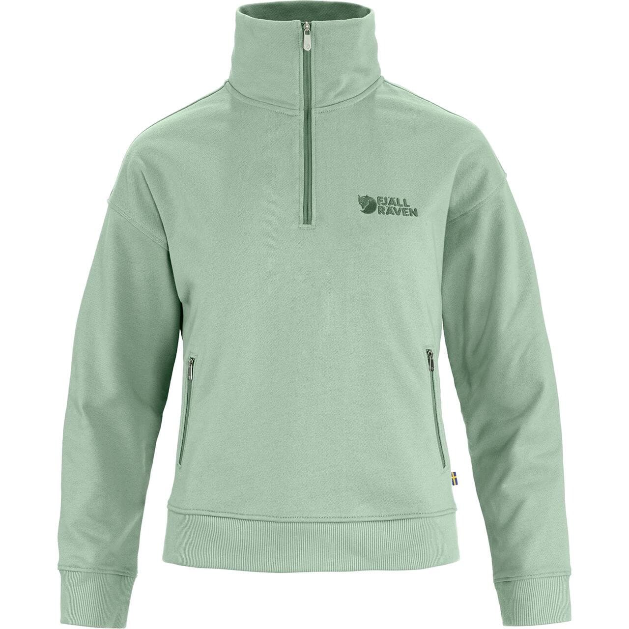 Fjällräven Womens Vardag Half Zip Sweater (Grøn (MISTY GREEN/674) Large)
