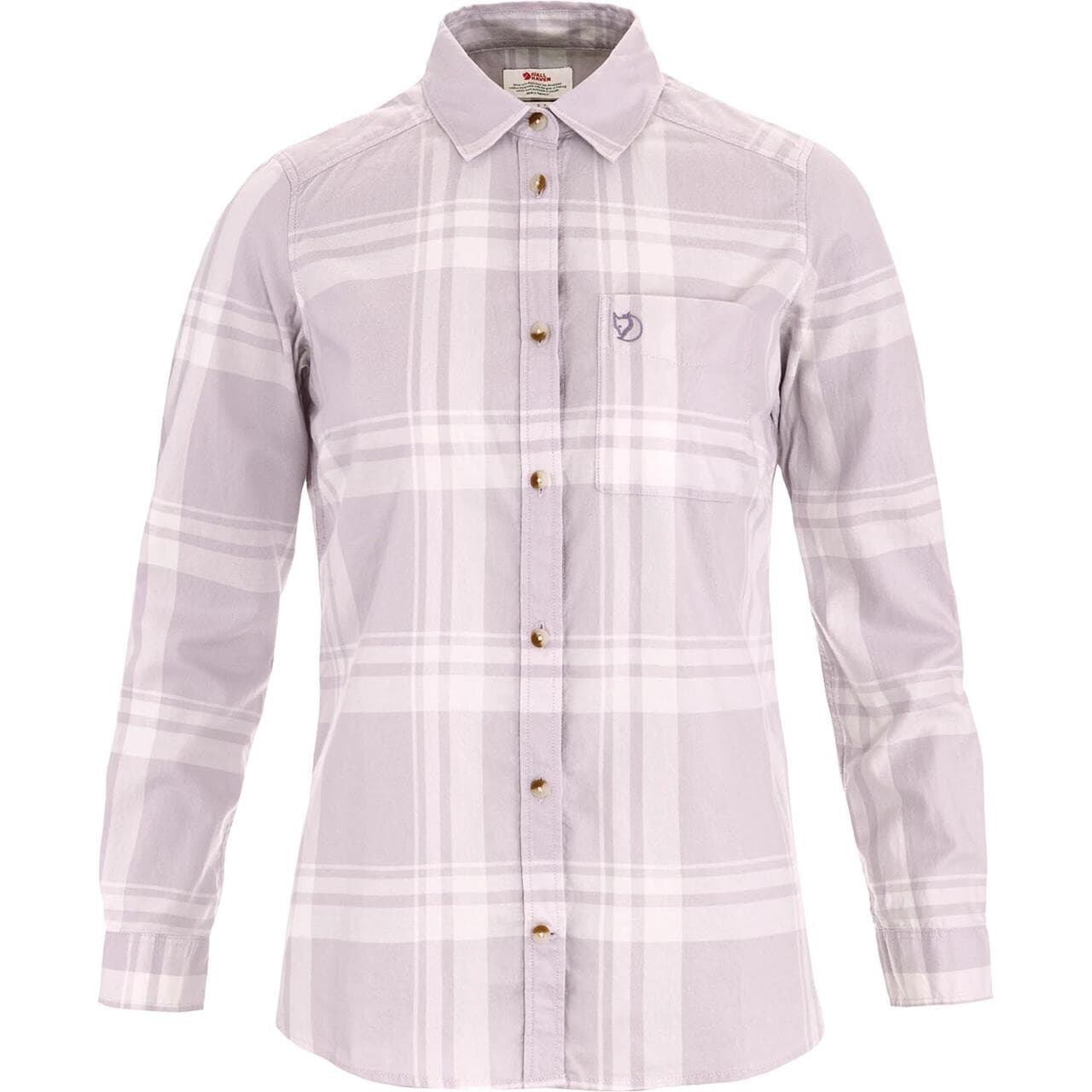 Fjällräven Womens Övik Lite Flannel Shirt (Lilla (LAVENDER MIST-EGGSHELL/111-452) X-small)