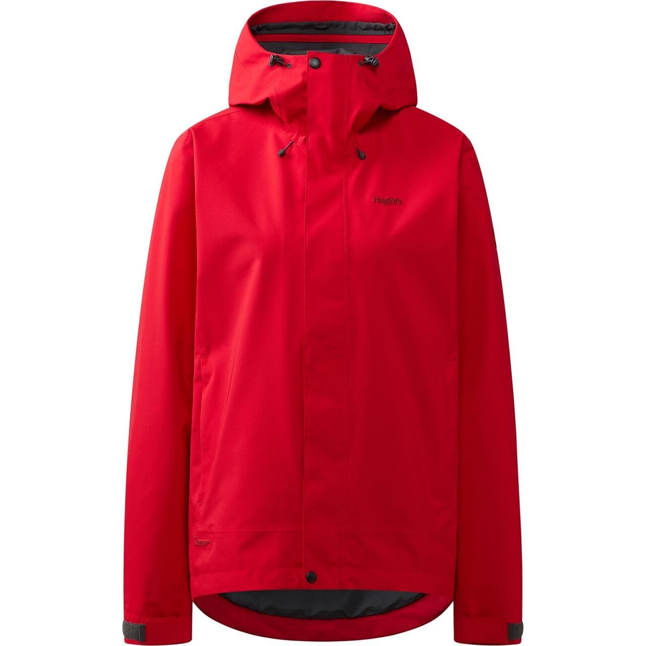 Haglöfs Womens Breeze Proof Jacket (Rød (BRIGHT RED) X-large)