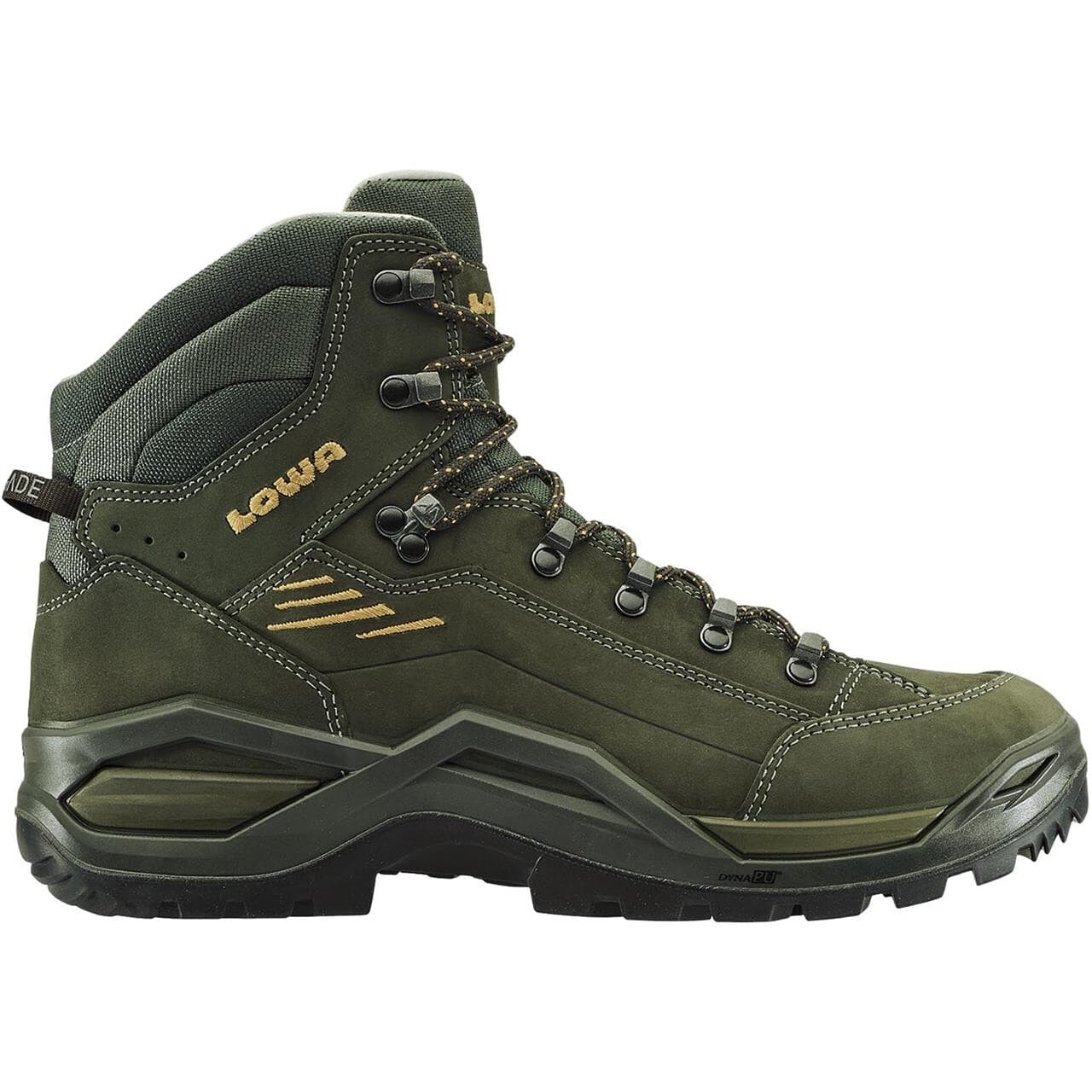 Lowa Mens Renegade EVO LL Mid (Grøn (OLIVE/MUSTARD) 45)