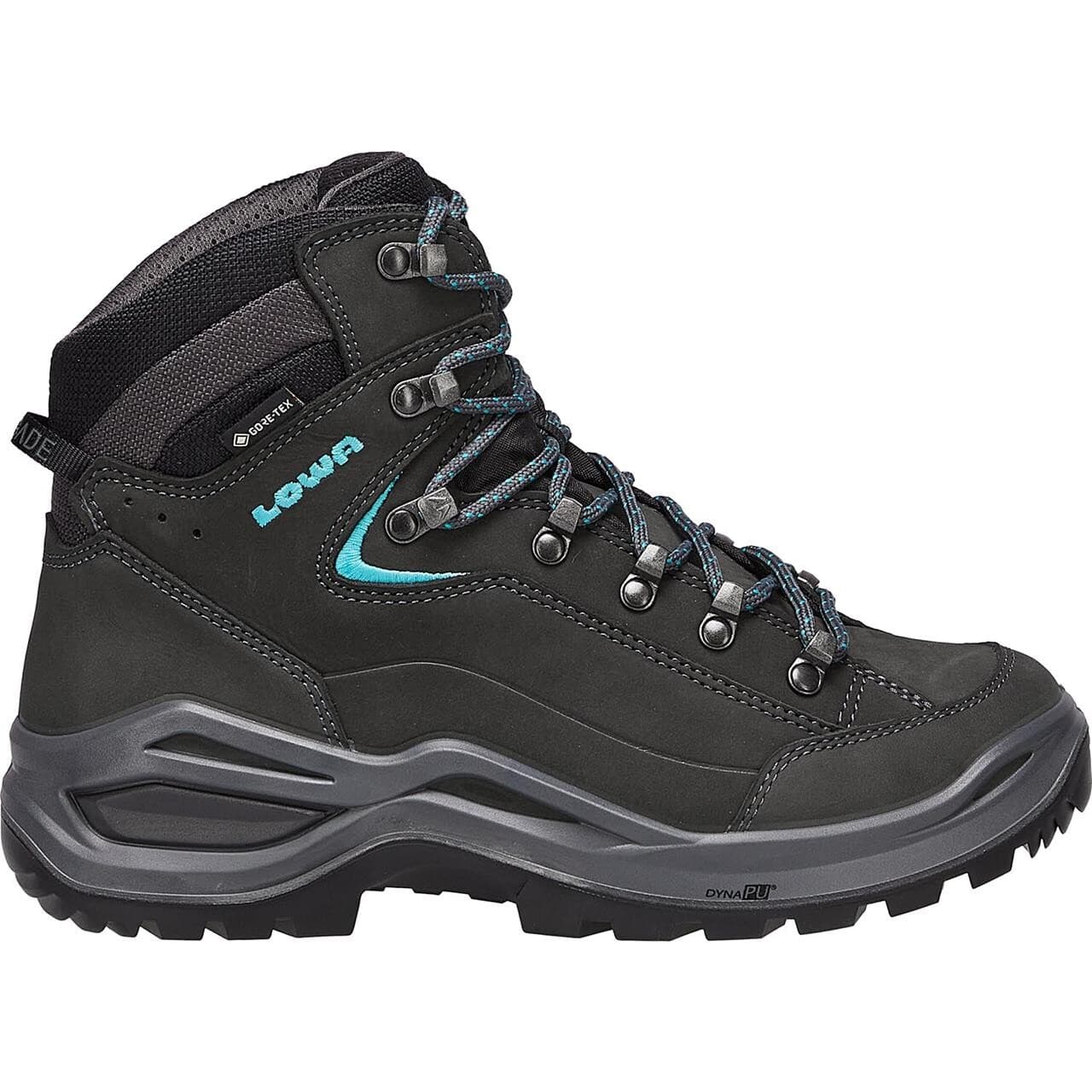 Lowa Womens Renegade EVO GTX Mid Wide (Grå (ASPHALT/TURQUOISE) 39,5)