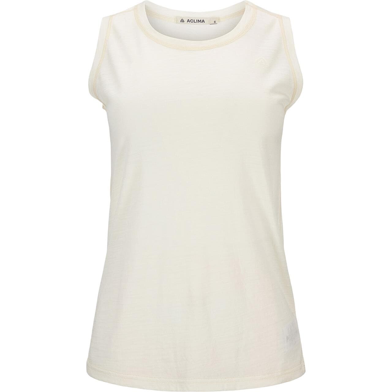 Aclima Womens LightWool 140 Singlet V2 (Hvid (NATURE) X-large)