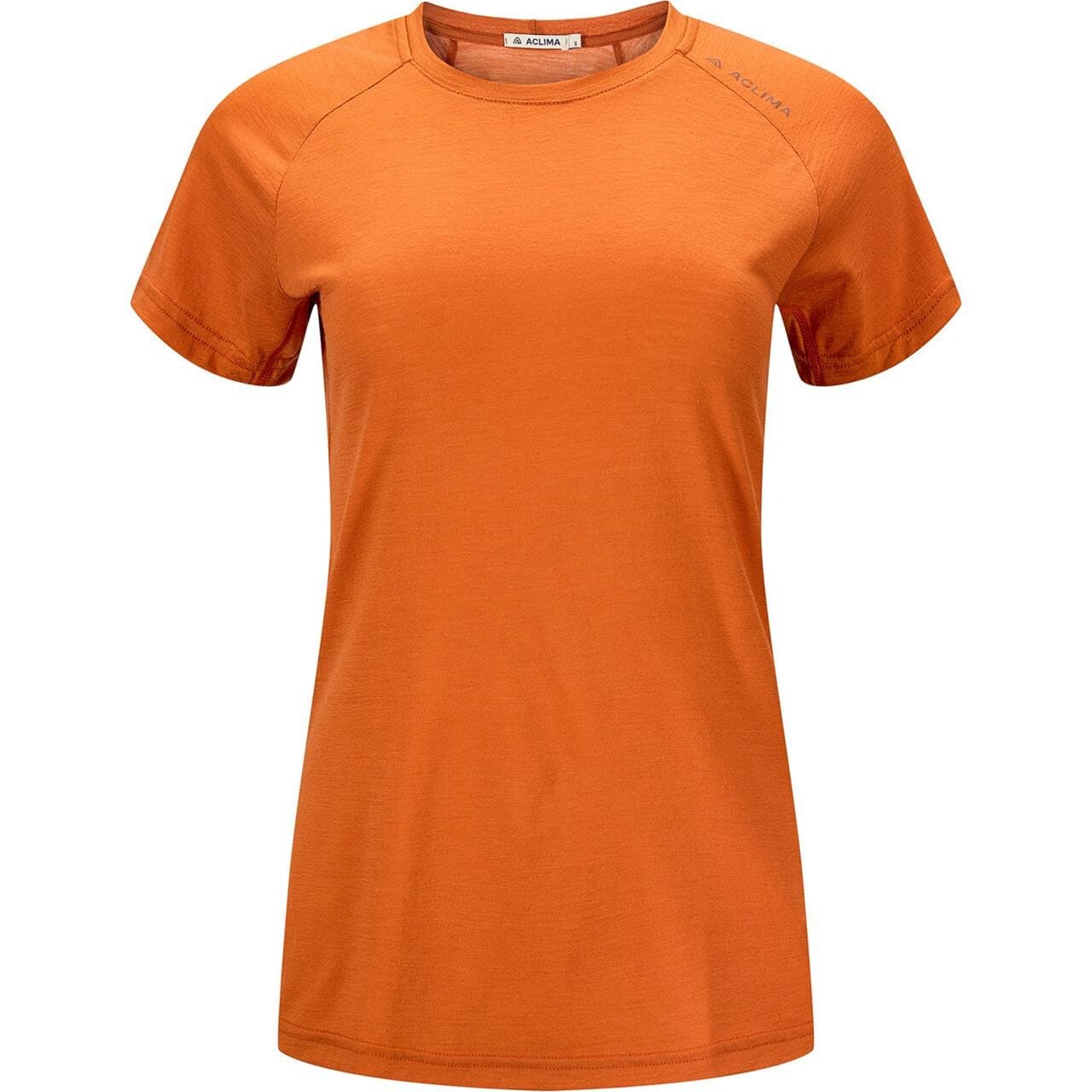 Aclima Womens LightWool 140 Trail Tee (Orange (APRICOT ORANGE) Small)