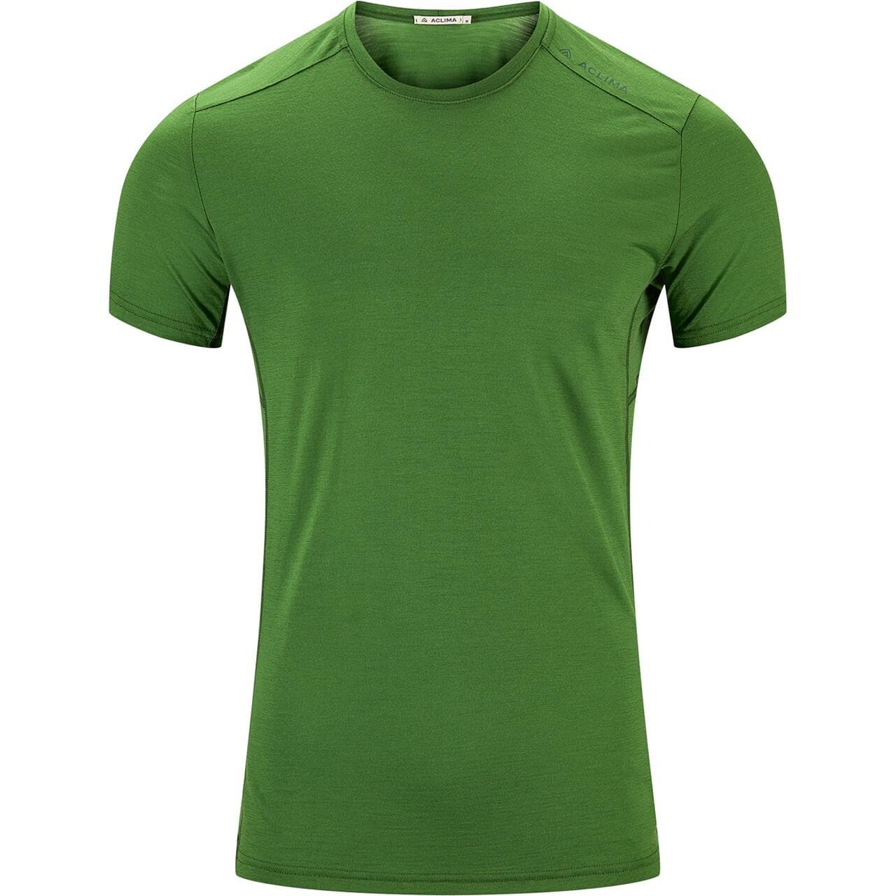 Aclima Mens LightWool 140 Trail Tee (Grøn (CACTUS) Medium)