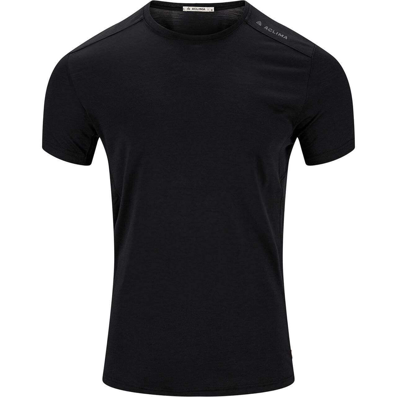 Aclima Mens LightWool 140 Trail Tee (Sort (JET BLACK) Large)
