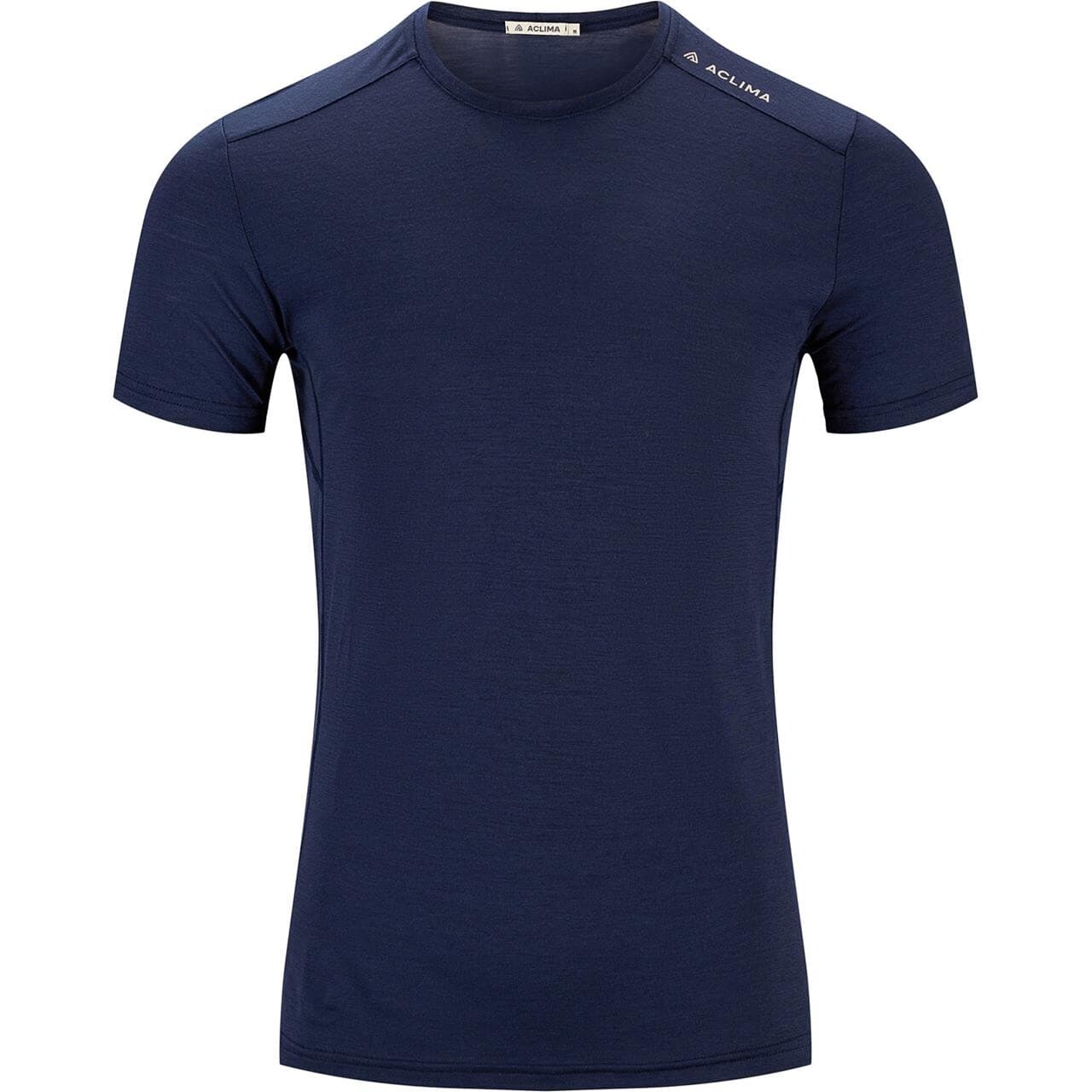 Aclima Mens LightWool 140 Trail Tee (Blå (NAVY BLAZER) Small)