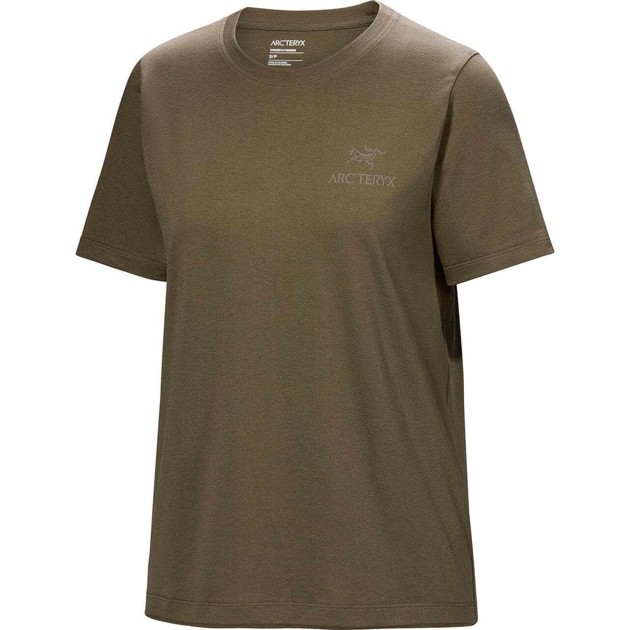 Arcteryx Womens Kragg SL Cotton Emblem Crew S/S (Grøn (TATSU) Large)