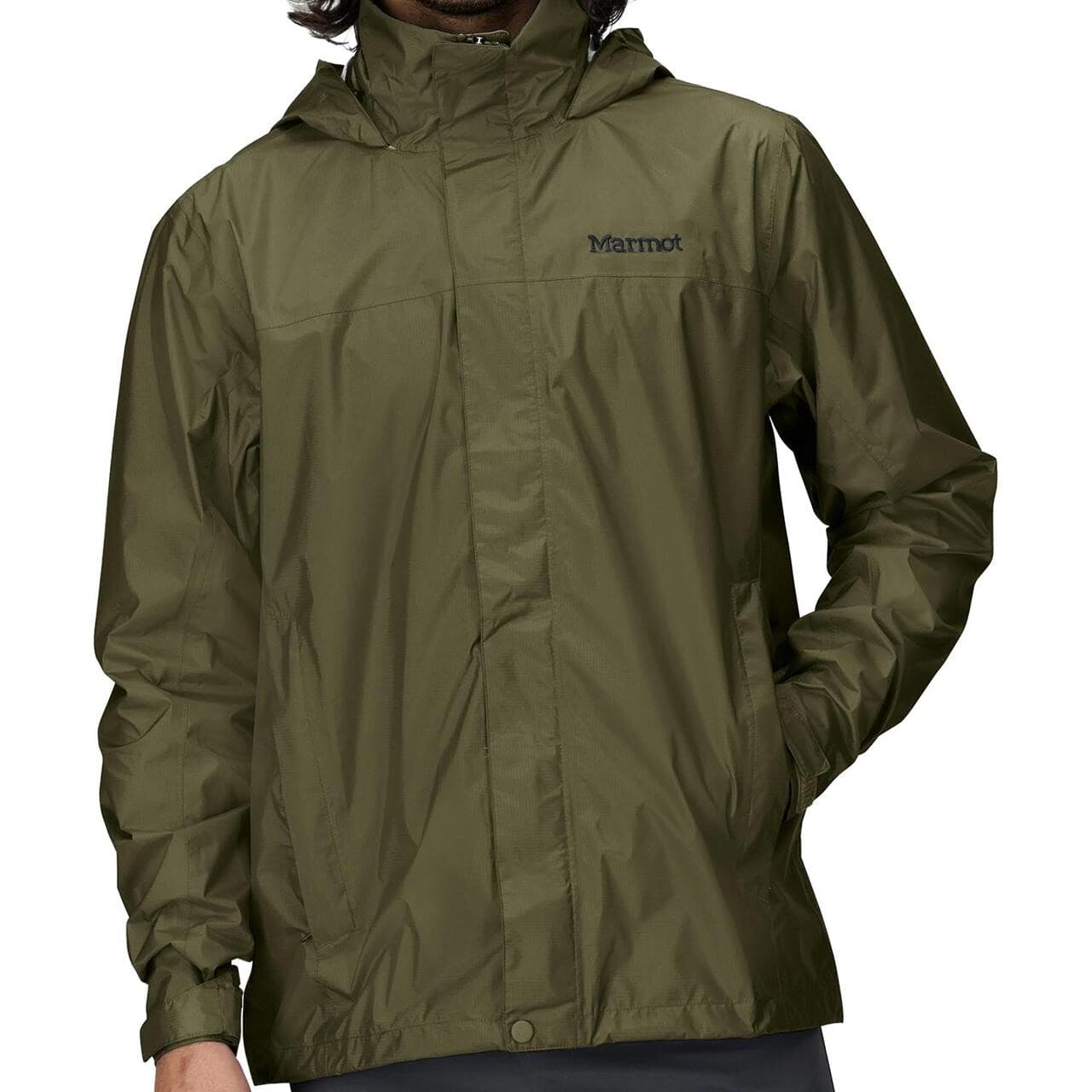 Marmot Mens Precip Eco Jacket (Grøn (NORI) Medium)