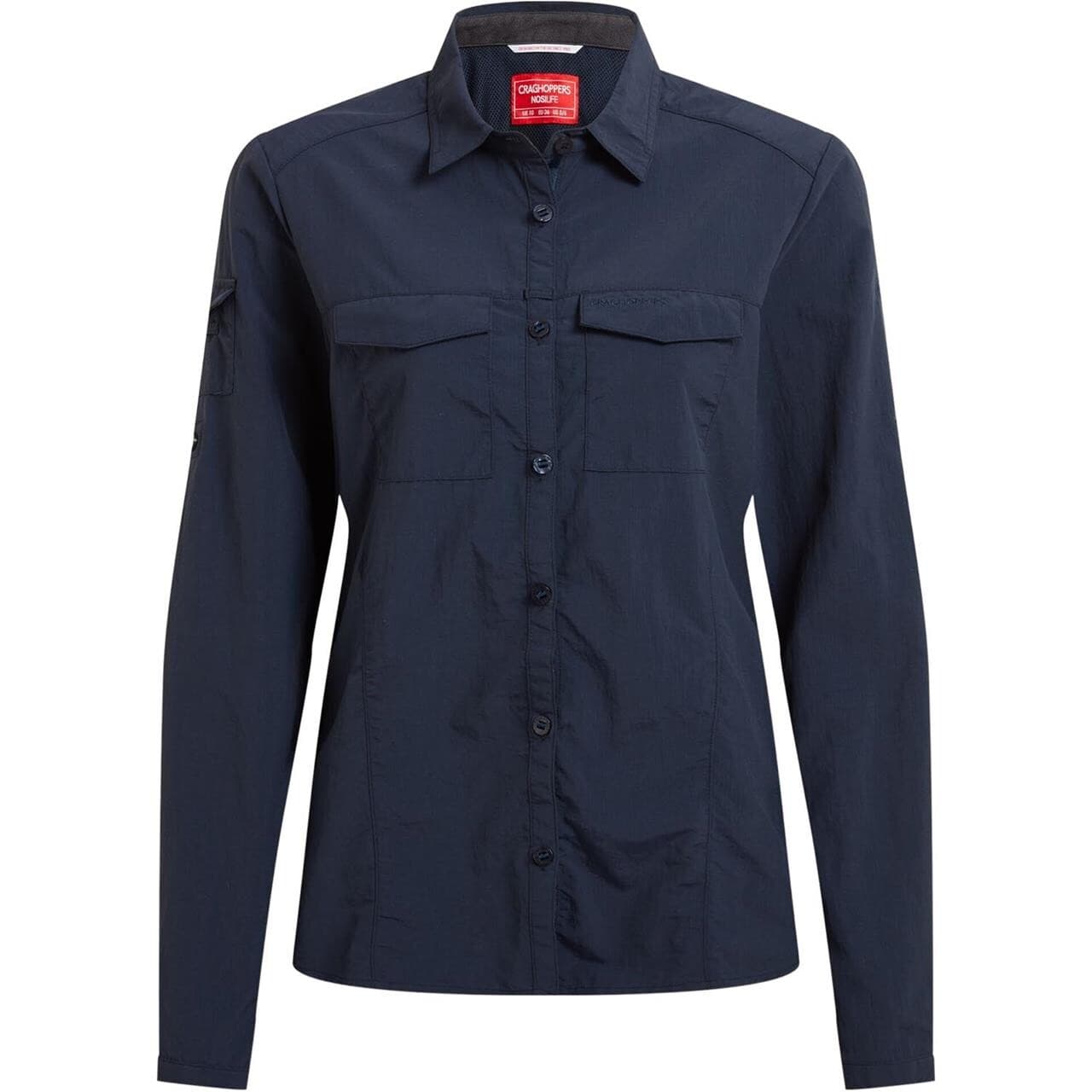 Craghoppers Womens Nosilife Adventure L/S Shirt III (Blå (BLUE NAVY) 40)